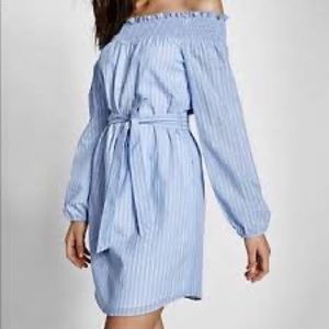 Express Off-the-Shoulder Mini Dress